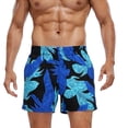 thumbnail image 1 of Men's Swim Trunks Quick Dry, Loose Fit Beach Board Shorts with Drawstring, Breathable for Swimming, Hot Spring, Summer Vacation, 1 of 6