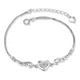 thumbnail image 1 of Pulsera Mujer Brazalete De Plata 925 Corazón Alas Ángel Xtellar plateado, 1 of 4