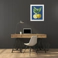 thumbnail image 3 of Risso, A. 12x14 White Modern Wood Framed Museum Art Print Titled - French Lemon on Navy II, 3 of 4