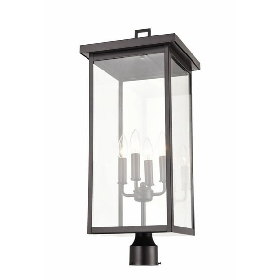 Millennium Lighting - Barkeley - 4 Light Outdoor Post Lantern-30 Inches Tall and