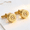 Golden Crystal Bullet, variant on Cufflinks, French-style gift box packaging, high-end cufflink shirts for men and women, business attire.