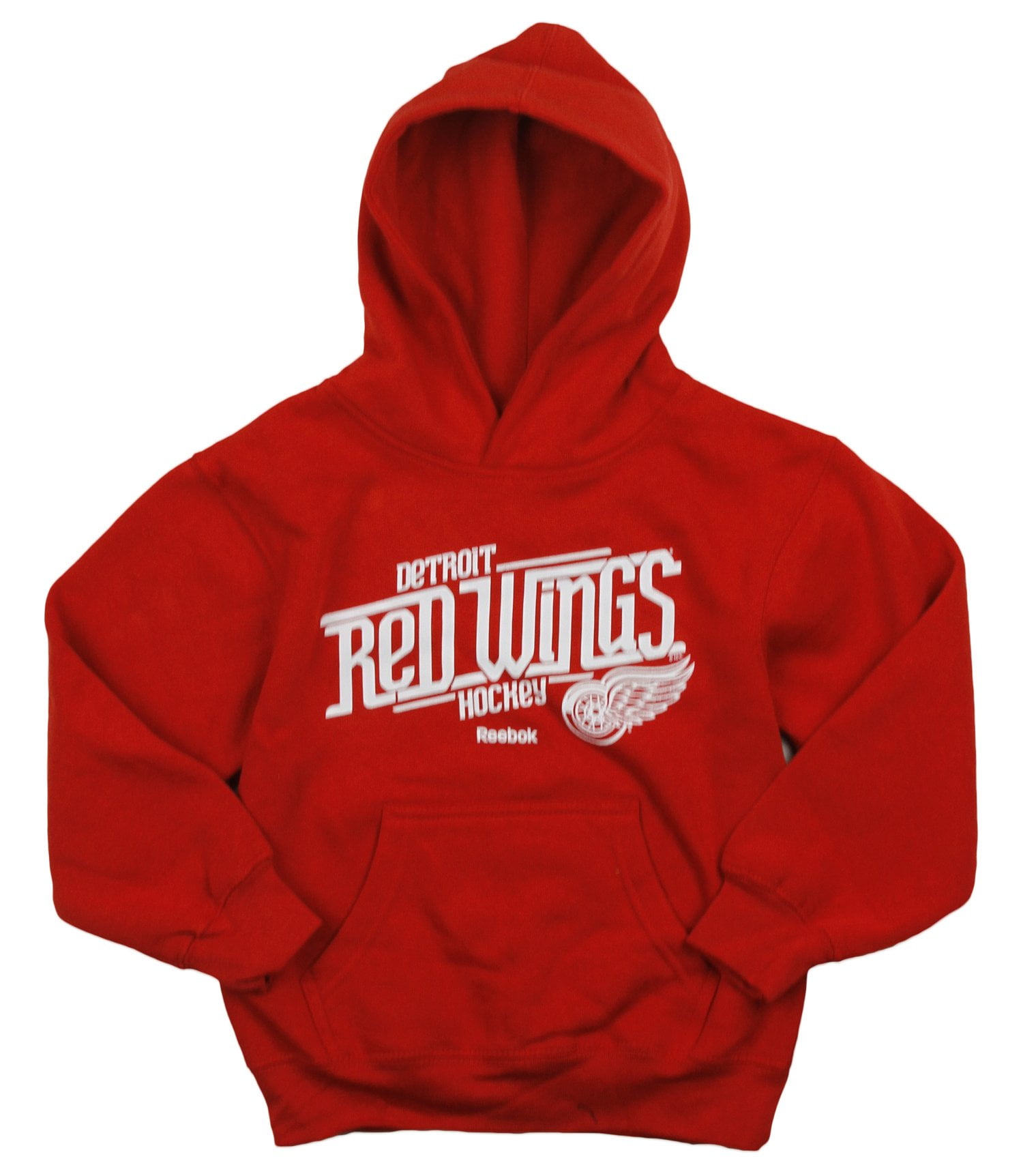 red hockey hoodie