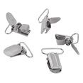 thumbnail image 3 of Tirantes de metal plateado para sujetar clips de chupete, accesorio de reparación (25 mm), 3 of 14