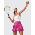 thumbnail image 5 of CRZ YOGA High Waisted Pleated Tennis Skirts for Women Mini Lined Casual Tummy Control Skort with Pockets, 5 of 5
