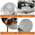 thumbnail image 3 of Wekvgz 2Pcs 2.65L or 3.85L Deep Fryer with Thermometer and Oil Drip Drainer Rack Stainless Steel Frying Pot Japanese Style Deep Fryer Pot Multifunctional Deep Frying Pan for French Fries, 3 of 10