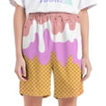 thumbnail image 3 of MuXiKeJi Clothes Toddler Shorts for Boys 4t Cartoon Print Elastic Waistband Cotton Boys Short Pants Casual Running Shorts Summer Short Pants Clothing, 3 of 4