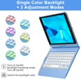 thumbnail image 4 of Funda Teclado aMZCaSE para iPad 9ª Generación 10.2" Azul, 4 of 7