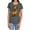 Charcoal, variant on Justice League Movie The Flash Women's T Shirt, Navy, Small