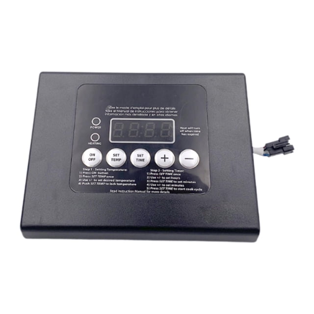 DYNWAVECA Panneau de Contrôle Électrique Contrôleur Numérique Panneau BBQ Multifonction Stable Thermostat Numérique Machine de Grill Électrique