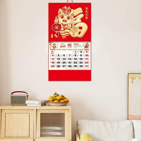 FurNest 2026 Year of The Horse Calendar with Gold Foil Fortune Chara