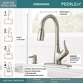 thumbnail image 2 of Peerless Apex One Handle Pull-Down Kitchen Faucet with Soap Dispenser in Stainless, 2 of 4