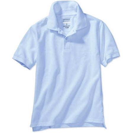 George Boys School Uniform Short Sleeve Polo Shirt with Stain Resistant Scotchgard Treatment (Little Boys & Big Boys)