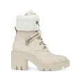 thumbnail image 2 of Steve Madden Womens Northern Faux Fur Lug Sole Combat & Lace-up Boots, 2 of 3