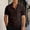 Coffee, variant on Shirts For Men Short Sleeve Crew Neck Henley Shirt Basic Navy T-Shirts with Button Men Summer Shirts
