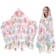 thumbnail image 1 of Toalla Fiwbnasz Kids con capucha para helados, 76 x 127 cm, playa, 1 of 9