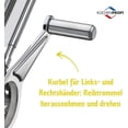 thumbnail image 3 of Küchenprofi Single Drum Rotary Cheese Grater Stainless Steel 8.5 Inch Silver, 3 of 4