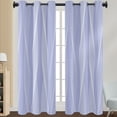 thumbnail image 1 of Innerwin Rideaux pour Fenêtres Écoénergétiques Assombrissants, Panneaux à Oeillets, Rideau de Luxe Occultant pour Fenêtre, Isolé Thermiquement, Moderne, Protection UV, Intimité, Violet Pâle 132*160 cm, 1 of 2