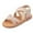 Beige, variant on Toddler Girls Sandals Beach Slides for Kids Breathable And Lightweight Comfortable Everyday Casual Outdoor Play School Summer Footwear Ages 2-8 Years