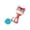 Red, variant on Musical Hand Rattle Toy, Sound Sensory Rattle, Grip Training Toy, Fine Motor Activity, Interactive Learning Toy