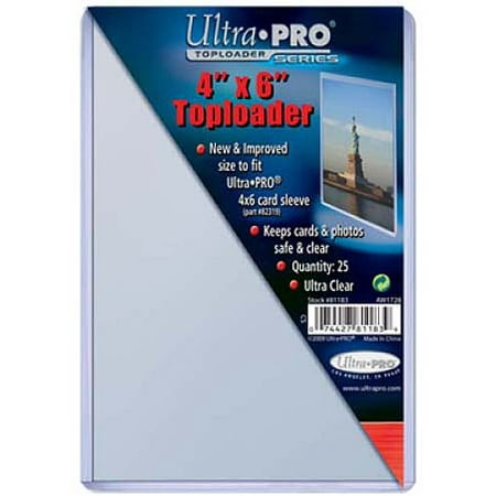 Ultra Pro 4 X 6 Top Loaders (25 Packs)