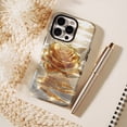 thumbnail image 6 of Luxury Gold Rose Design Women's Fashion Phone Case - Perfect for Valentine's Day or Mother's Day Gifts, Durable Shockproof with Glossy Finish, Compatible with iPhone 11/12/13/14/15/16 (Pro Max/Plus), 6 of 9