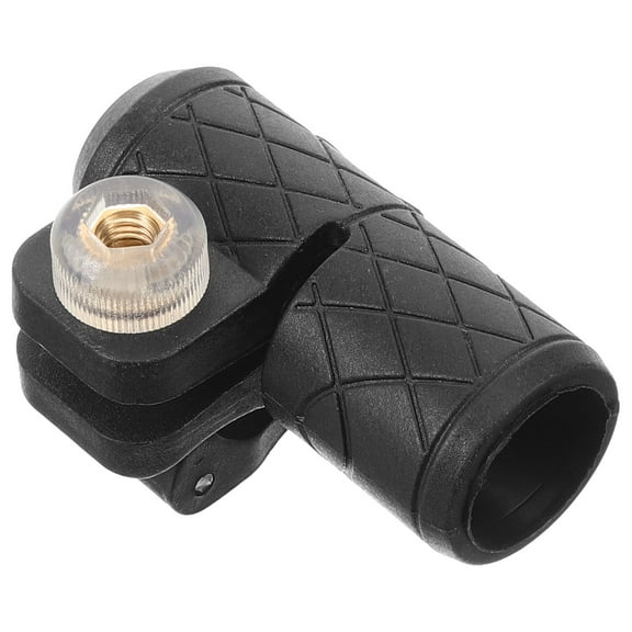 VERDANVERSE Walking Sticks Clip Hiking Cane External Fastener Black 1Set