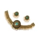 thumbnail image 4 of Conjunto de collar y pendientes, gargantilla, elegante y a la moda, joyería preciosa para fiesta. Verde, 4 of 6