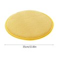thumbnail image 3 of Beautynvta Chair Cushion, Round Thickened Seat Cushion, Non Slip Stool Cushions with Elastic Ties for Home Office Outdoor Seats, 13.78'', Yellow, 3 of 5