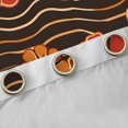 thumbnail image 4 of Feelyou Retro Cherry Blossoms Black Out Curtains, Tokyo Flower Floral Curtains Pack of 2 (42x63 Each), Fashion Stripes Waves Bedroom Curtains, Living Room Curtains Decor, 4 of 6