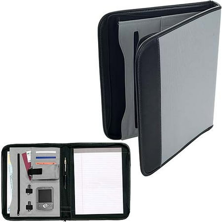 Toppers Executive Full Size 7-Compartment Zippered Padfolio