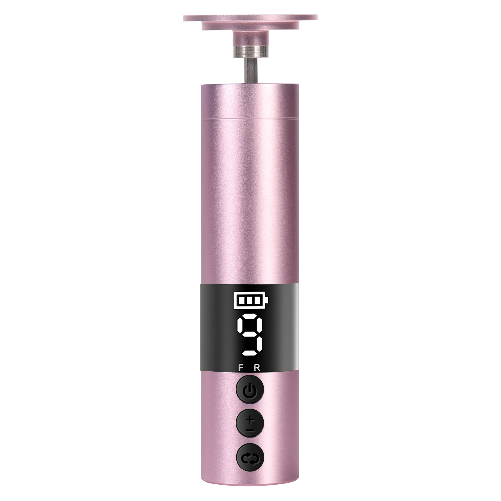 Eurhowing Electric Foot Callus Remover, Rechargeable Foot File with 20 Sandpaper Disks, Portable Pedicure Tools for Hard Skin, Pink