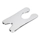 thumbnail image 2 of Tabla Gua Sha de acero inoxidable, herramienta de raspado Gua Sha con bolsa de almacenamiento para piernas, tobillos, masaje de espalda y cuello, 2 of 8