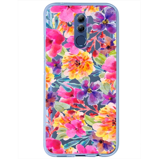 Funda para Huawei Mate 20 Lite con diseño de Flores Acuarela InstaCase Colección Floral