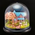 thumbnail image 2 of DIY Handcraft Buildings Mini House Kit with LED Lights Christmas Birthday Gifts Home Decor #2, 2 of 9