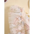 thumbnail image 6 of Musuos Baby Girls Rompers Dress 6 12 18 24Months Flower Embroidered Fly Sleeve Mesh Skirt Hem Bodysuits with Headband Cute Summer Outfits, 6 of 9