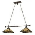 thumbnail image 2 of Meyda Tiffany 173274 Mission 2 Light 44" Wide Linear Pendant - MultiColor, 2 of 5