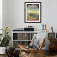 thumbnail image 4 of Art.com Key West Florida Art Print by Kerne Erickson, Brown Frame Wall Art, 32" x 40", 4 of 5