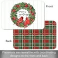 thumbnail image 3 of CounterArt "Country Christmas" 4-Pack Reversible Tabletop Placemats, 3 of 7