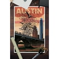 thumbnail image 3 of Austin, Texas, Bats and Congress Avenue Bridge (12x18 Wall Art Poster, Room Decor), 3 of 3