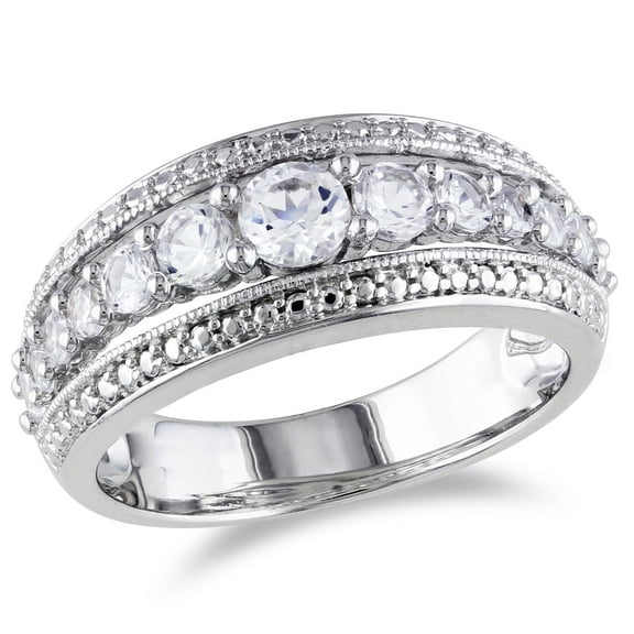 Everly Women's Created Sapphire Sterling Silver Ring