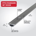 thumbnail image 2 of M-D Building Products 05512 36 in. Silver Aluminum Concealed Screw-on Under Door Seal, 2 of 8