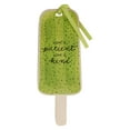 thumbnail image 2 of Lime Green Wooden Popsicle Bookmark: Love is Patient Love is Kind w/Satin Ribbon, 2 of 2