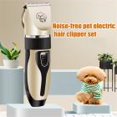 thumbnail image 2 of JilgTeok Pet Dog Grooming Clippers, Rechargeable Low Noise Pet Clippers, Dog Hair Grooming Kit Dog Shaver With 8 Comb, Quiet Electric Shears For All 8ml, 2 of 6