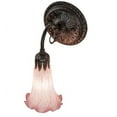 thumbnail image 6 of Meyda 227736 5 in. Wide Pink Pond Lily Wall Sconce, 6 of 6