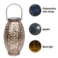 thumbnail image 3 of Coolmade Solar Lanterns Outdoor Lights Solar Lantern Metal Bronze, 3 of 8