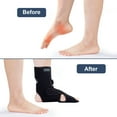 thumbnail image 6 of JOMECA Drop Foot Brace with Arch Suppor, Adjustable AFO Foot Drop Brace for Walking, Relieve the Instability of Lower Limbs by Cerebral Palsy, MS, TBI, Stroke (Left,Large), 6 of 7
