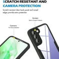 thumbnail image 6 of Compatible with Samsung S22 Case Clear with Built-in Screen Protector Camera Lens Protection,Transparent Rugged TPU Silicone Full Body Phone Case for Samsung Galaxy S22, Darkgreen, 6 of 7
