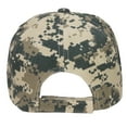 thumbnail image 5 of 3-Pack Plain Baseball Dad Cap Adjustable Size for Outdoor Activities Digital Camouflage, 5 of 6