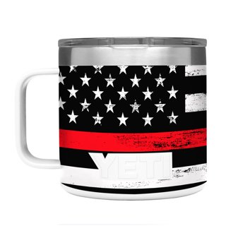 Skin for Yeti 14 oz Mug - Solid State Red - Sticker Decal Wrap