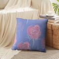thumbnail image 4 of LALILO Throw Pillow Covers Flower Rose Flower Rose Accent Art Cushion Cover 18" x 18", 2 Pack, 4 of 6